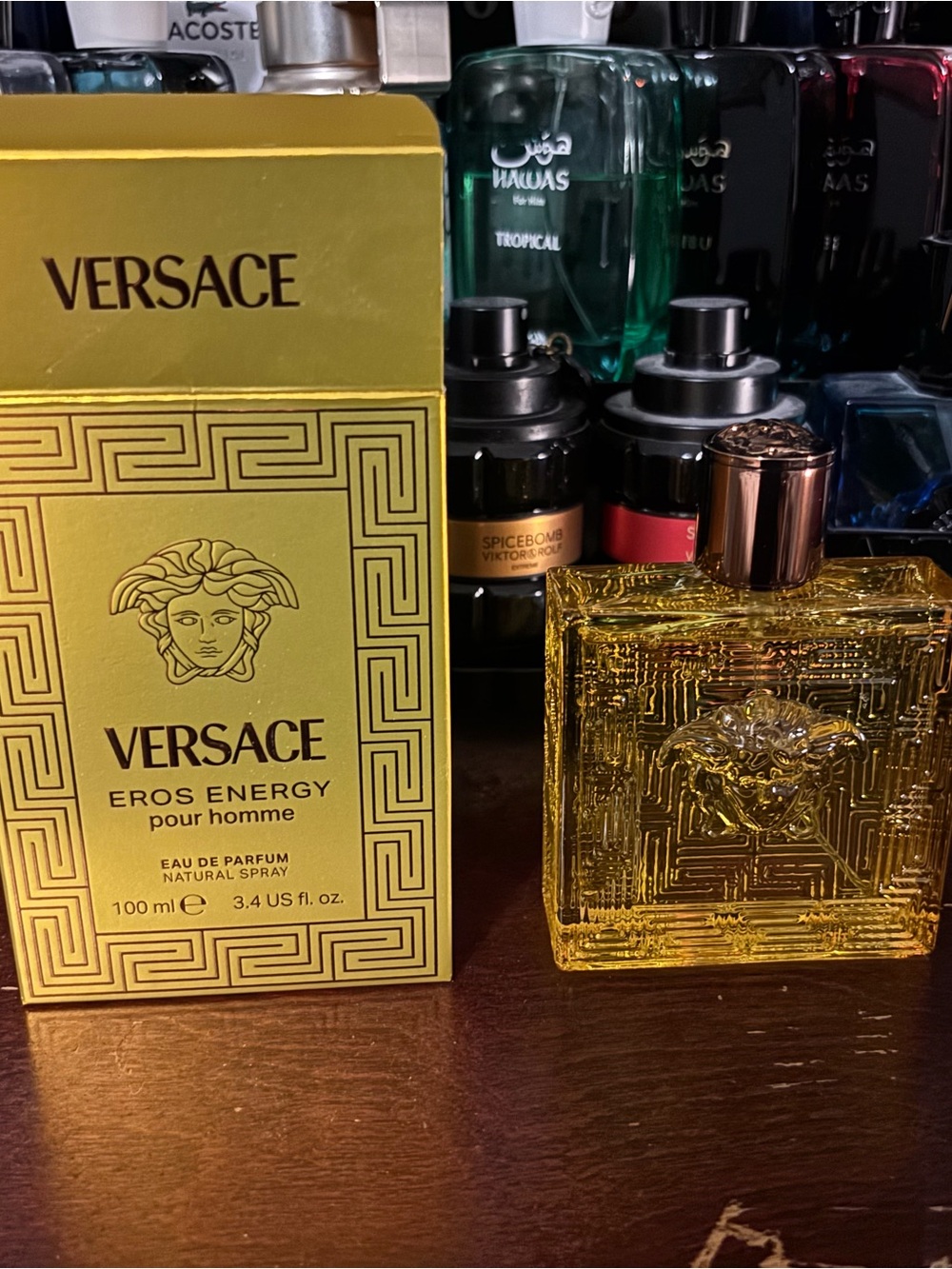 Versace Eros Energy Yellow & Gold Bottle with Box